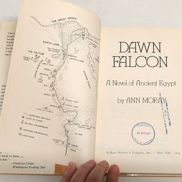 Dawn Falcon by Ann Moray 1974 Vintage HARDCOVER - RARE - OOP - Picture 5 of 6